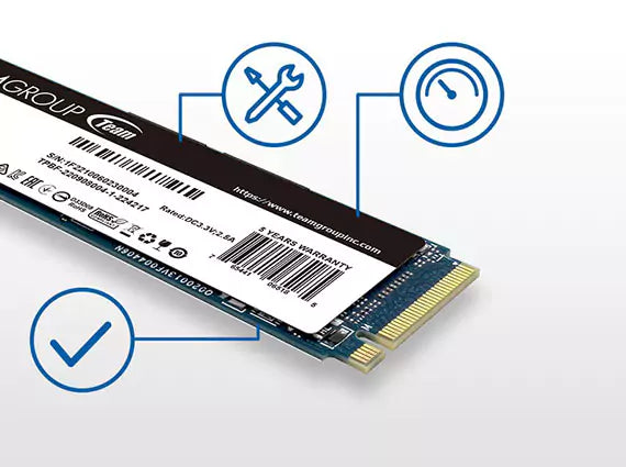 TeamGroup MP33 NVMe PCIe 2TB - 5 Years WARRANTY