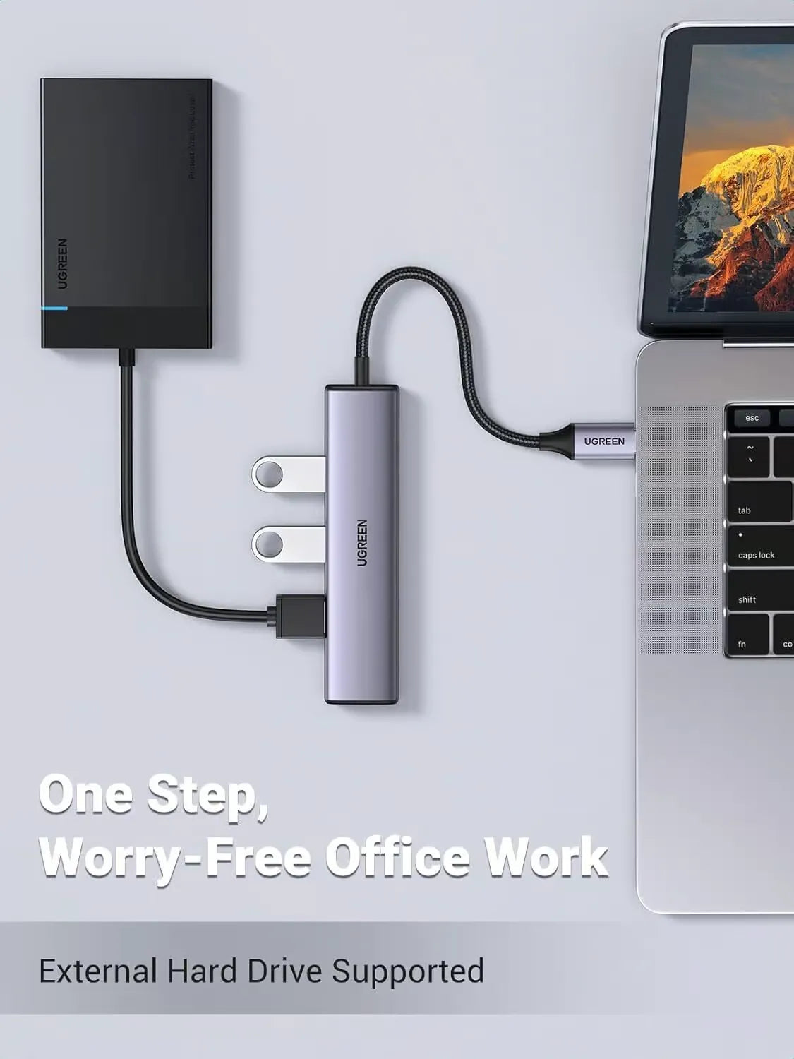 UGREEN USB-C to 4 USB 3.0 Hub | 20841