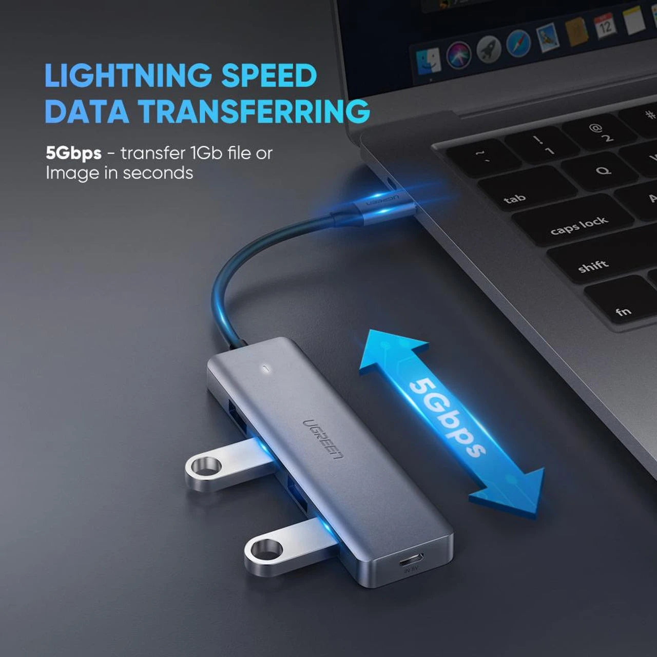 UGREEN USB-C to 4 USB 3.0 Hub | 20841