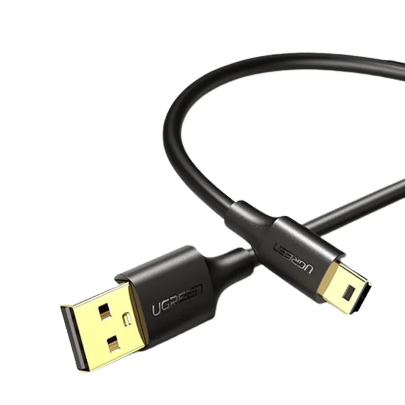 UGREEN USB 2.0 A Male To Mini USB 5 Pin Male Cable - 1.5m (Black) | 10385