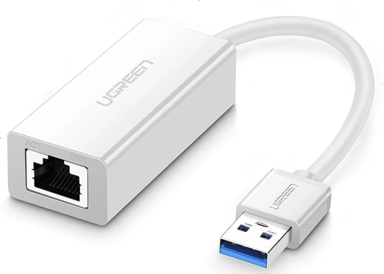 UGREEN USB 3.0 to Gigabit Ethernet Adapter (White) | 20255