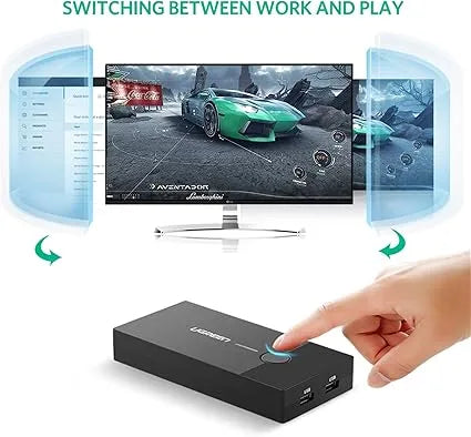 UGREEN 2-Port USB KVM Switch Box | 30357
