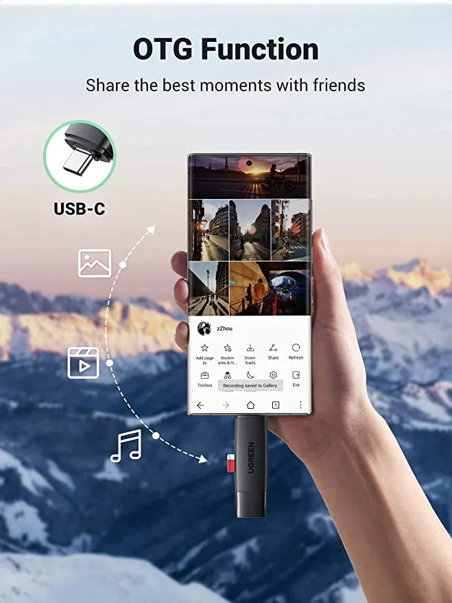 UGREEN USB-C Multi-functional Card Reader | 80191