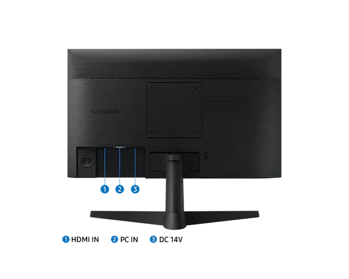 Samsung 24" 75Hz S3 Essential Monitor, Black | LS24C310EAMXUE