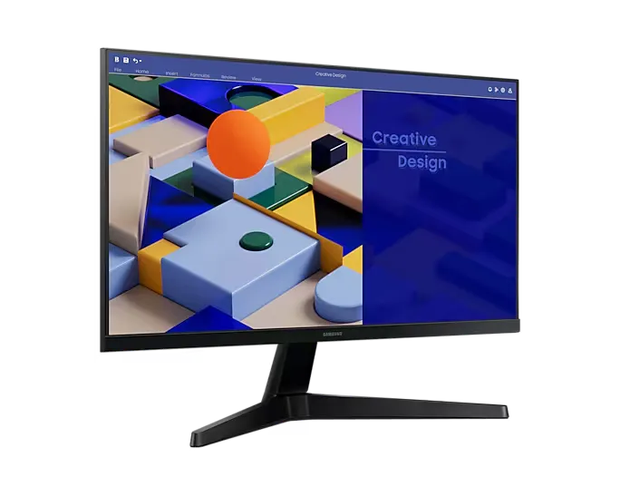 Samsung 27" 75Hz S3 Essential Monitor, Black | LS27C310EAMXUE