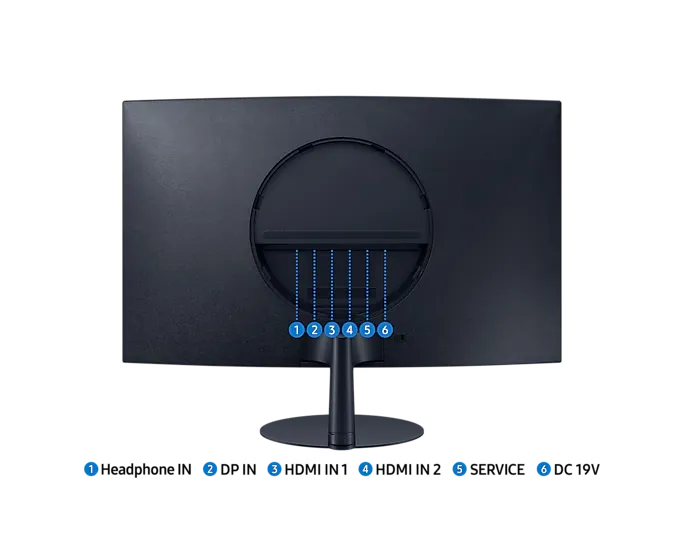 Samsung 32" Curved Monitor with 1000R Curvature | LS32C390EAMX