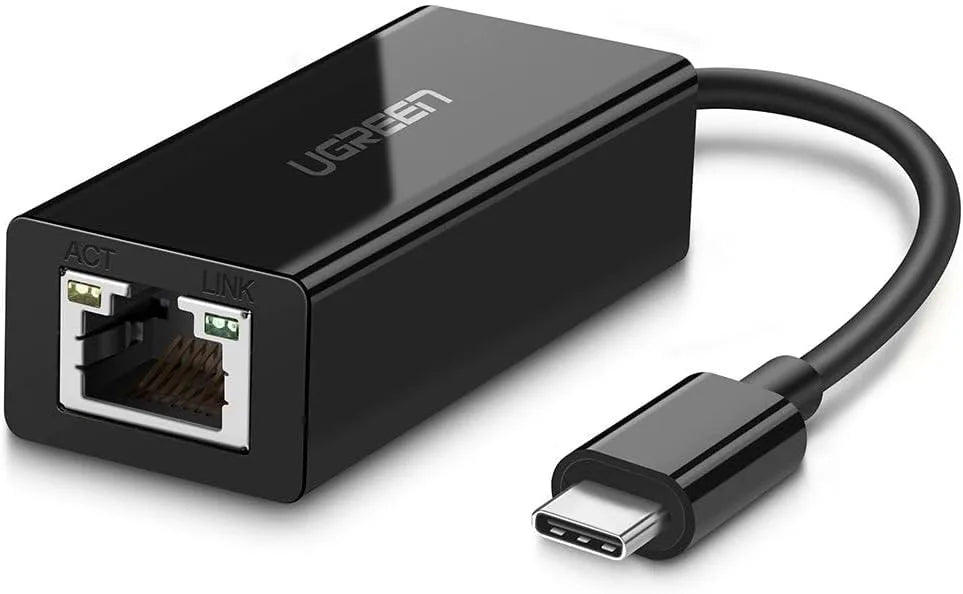 UGREEN USB-C to Gigabit Ethernet Adapter - RJ45, 10/100/1000Mbps | 50307