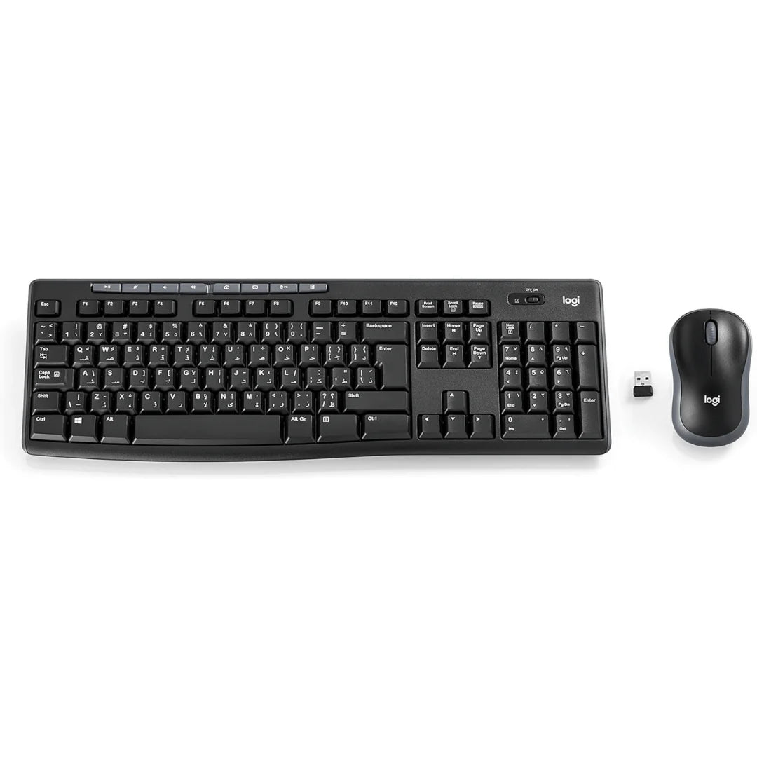 Logitech Wireless Keyboard and Mouse Combo-Black | MK270