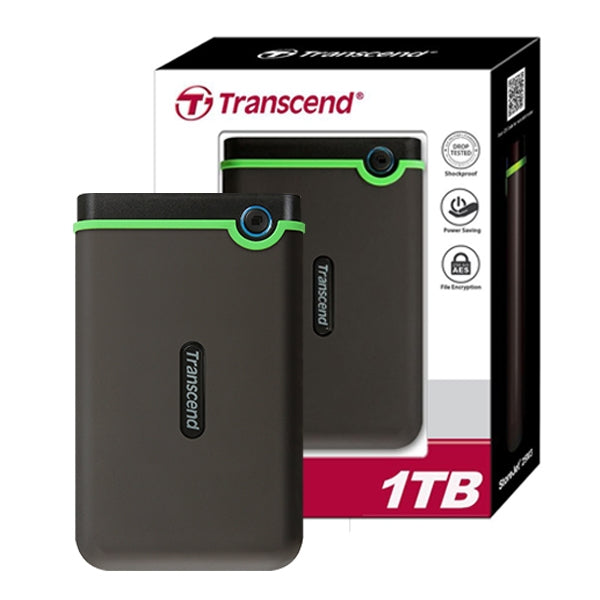 Transcend StoreJet 25M3 1TB External HDD Shock Proof