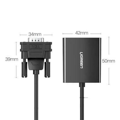 UGREEN VGA to HDMI Converter With Audio CM513 | 50945