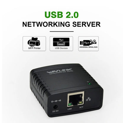 Wavlink Print Server USB 2.0 | WL-NU72P11
