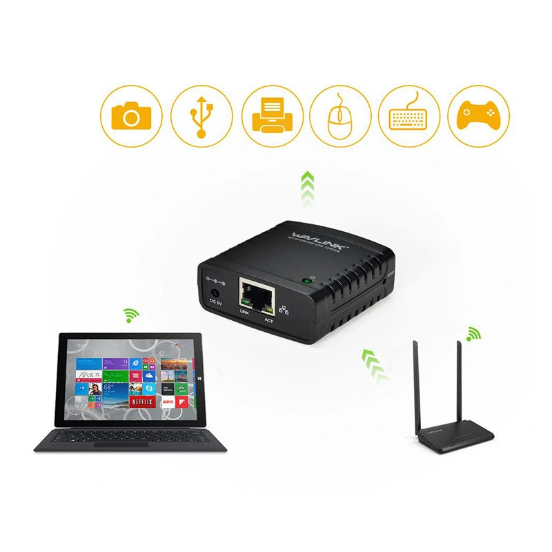 Wavlink Print Server USB 2.0 | WL-NU72P11