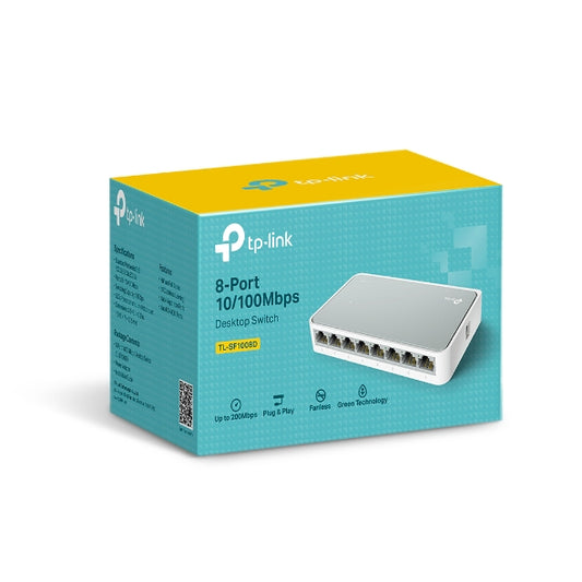 TPLINK 8-Port 10/100Mbps Desktop Switch SF1008D