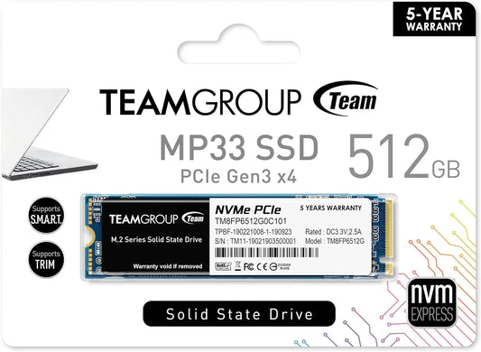 TeamGroup MP33 NVMe PCIe 512GB