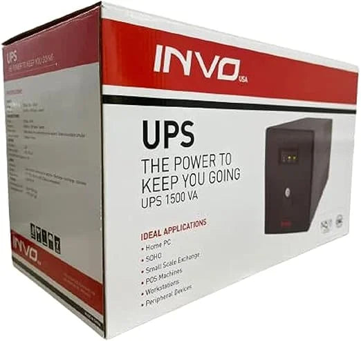 INVO Line Interactive UPS 1500VA / 2 Batteries 7A