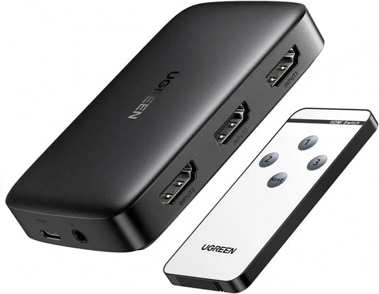 UGREEN HDMI Switch 3 IN 1 OUT  4K HDMI Switcher Splitter @ 30HZ | 80125