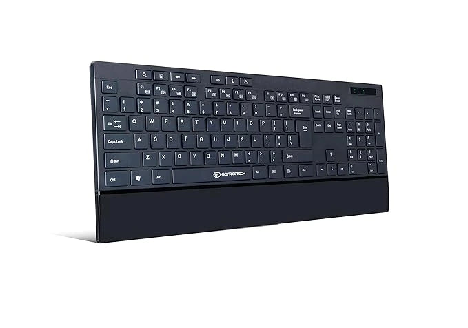 Gofreetech GFT-K002 Wireless Multimedia Keyboard, Black
