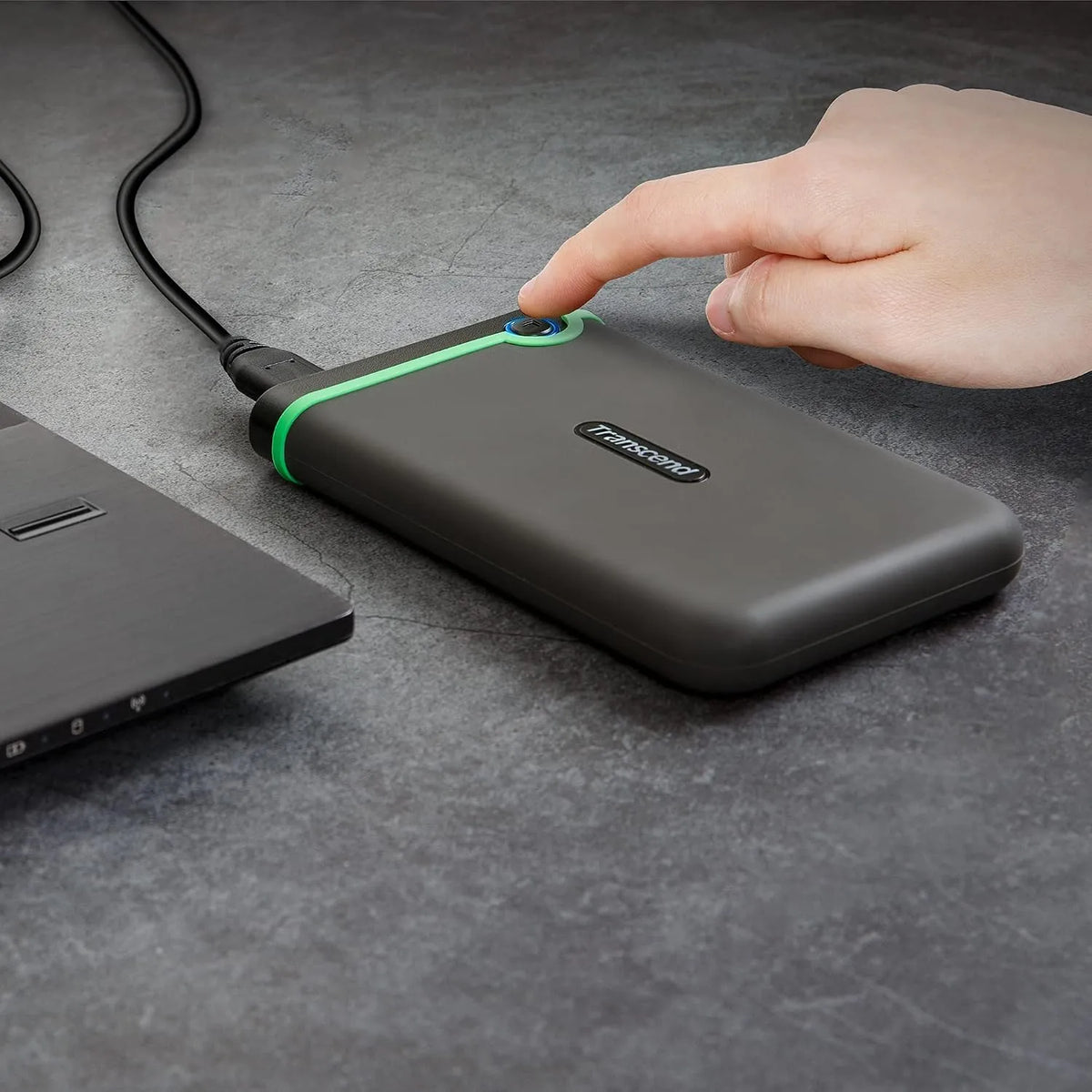 Transcend StoreJet 25M3 1TB External HDD Shock Proof