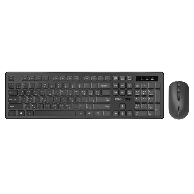 Promate Wireless Keyboard and Mouse Combo | PROCOMBO-13