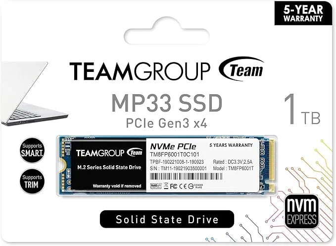TeamGroup MP33 NVMe PCIe 1TB