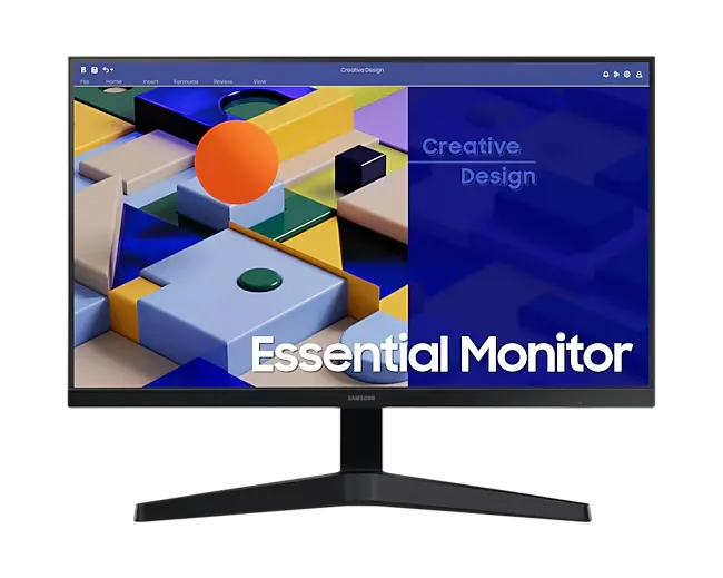 Samsung 27" 75Hz S3 Essential Monitor, Black | LS27C310EAMXUE