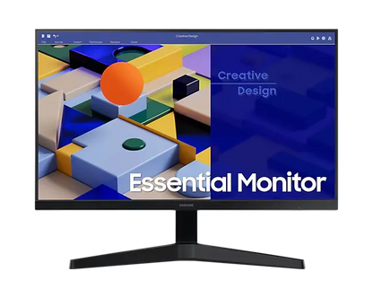 Samsung 27" 75Hz S3 Essential Monitor, Black | LS27C310EAMXUE