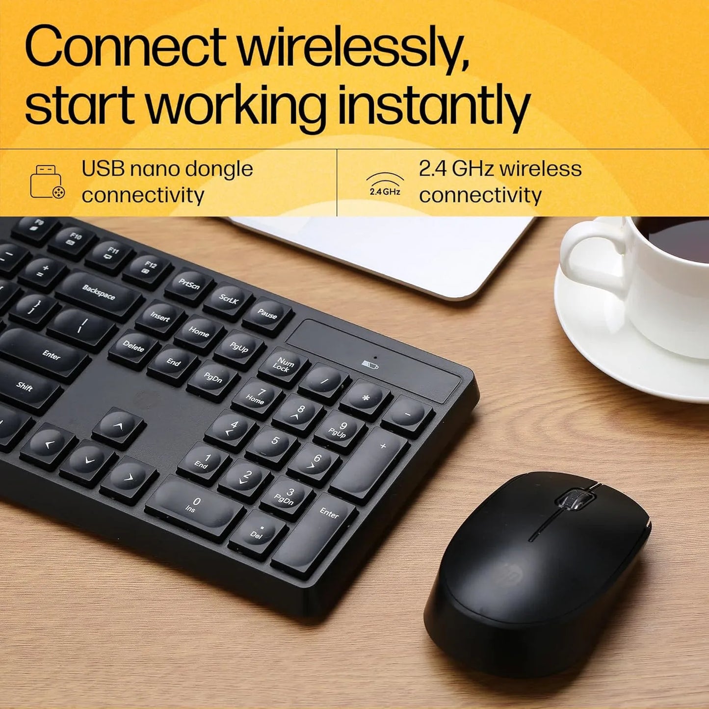 HP Wireless Keyboard Mouse Combo | CS10