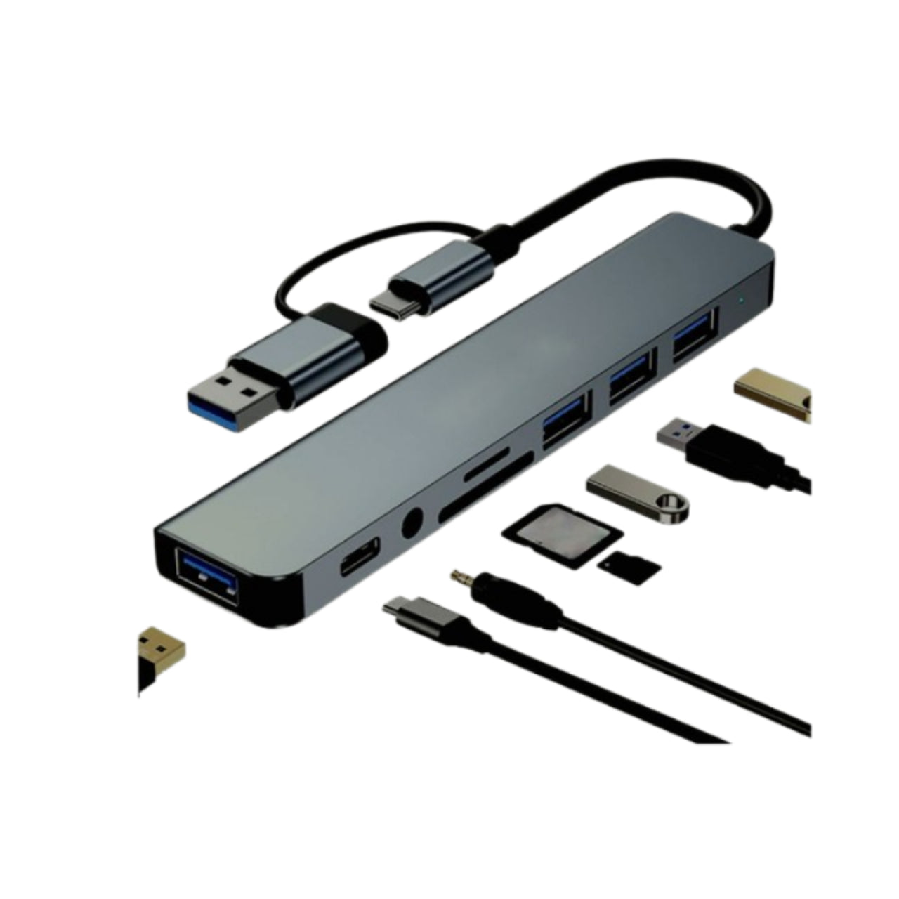 HEATZ 8 in 1 Multiport Hub | ZU08