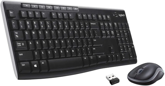 Logitech Wireless Keyboard and Mouse Combo-Black | MK270