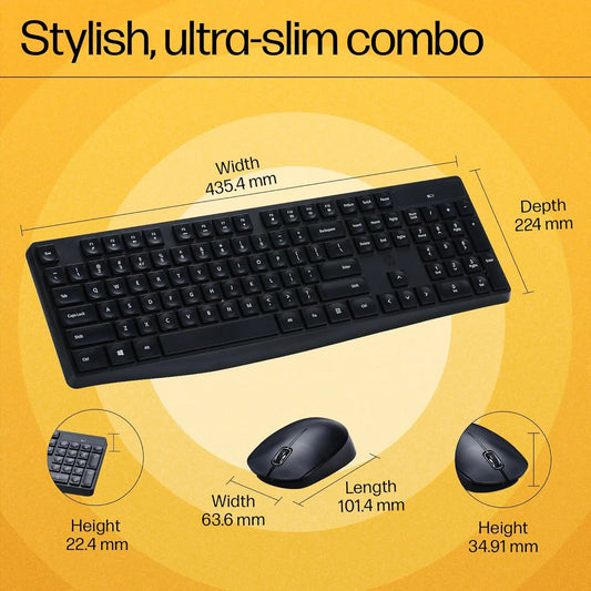 HP Wireless Keyboard Mouse Combo | CS10