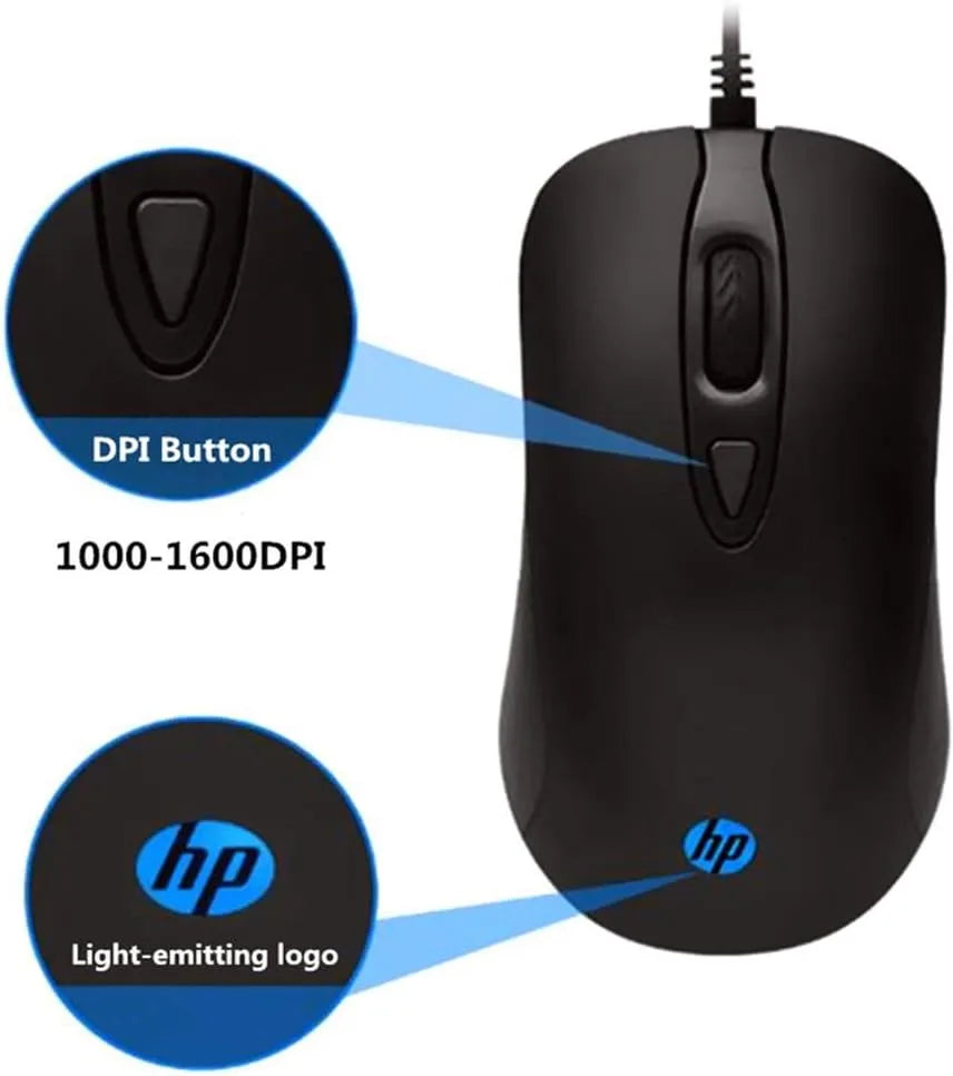 Hp USB Wired Gaming Keyboard and Mouse Combo | KM100