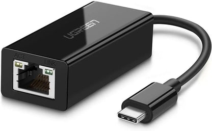 UGREEN USB-C to Gigabit Ethernet Adapter - RJ45, 10/100/1000Mbps | 50307