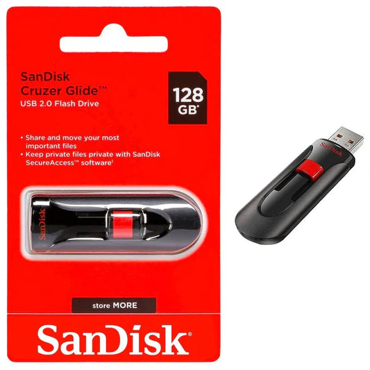 SanDisk Cruzer Glide 128 GB USB 3.0 Flash Drive | SDCZ600-G35