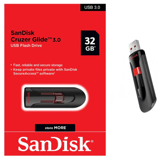 SanDisk Cruzer Glide 32GB USB 3.0 Flash Drive