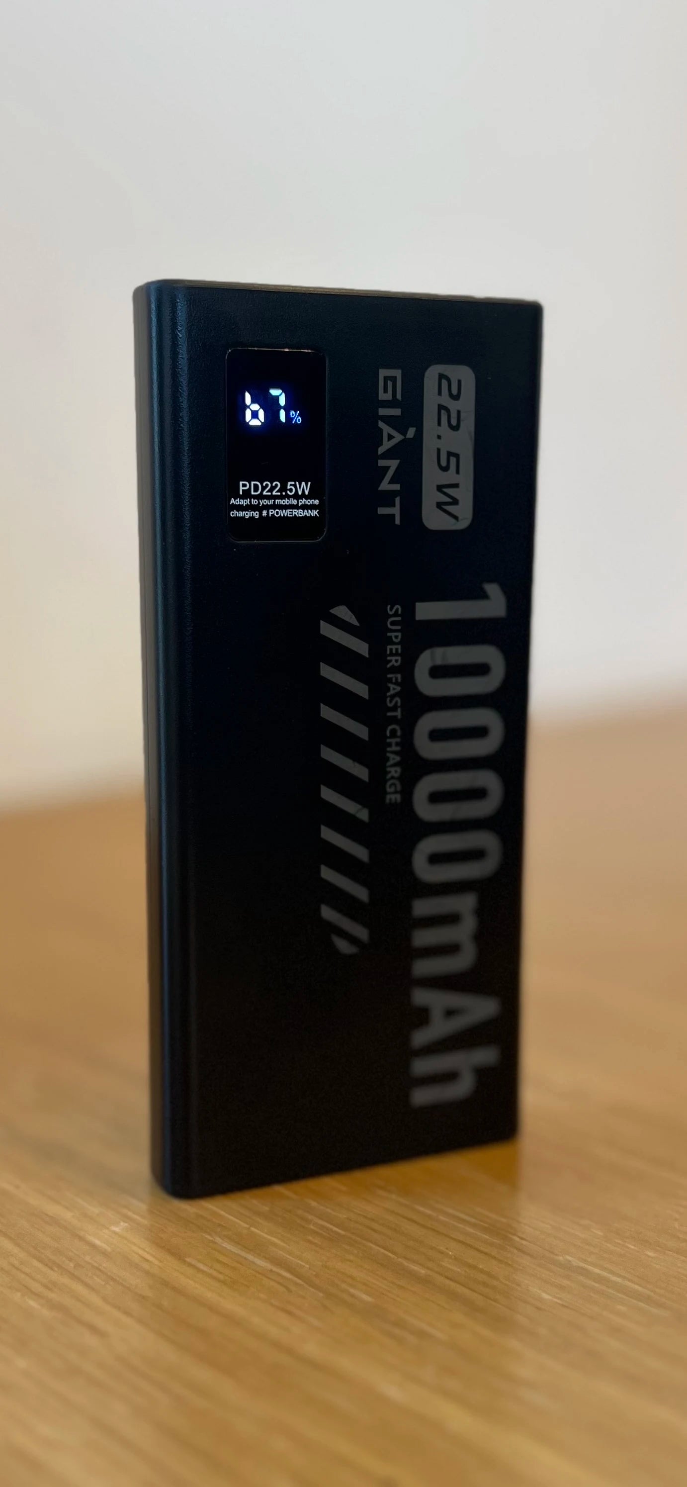 Giant 10000mah Fast Charging Power Bank - White | HTY-19